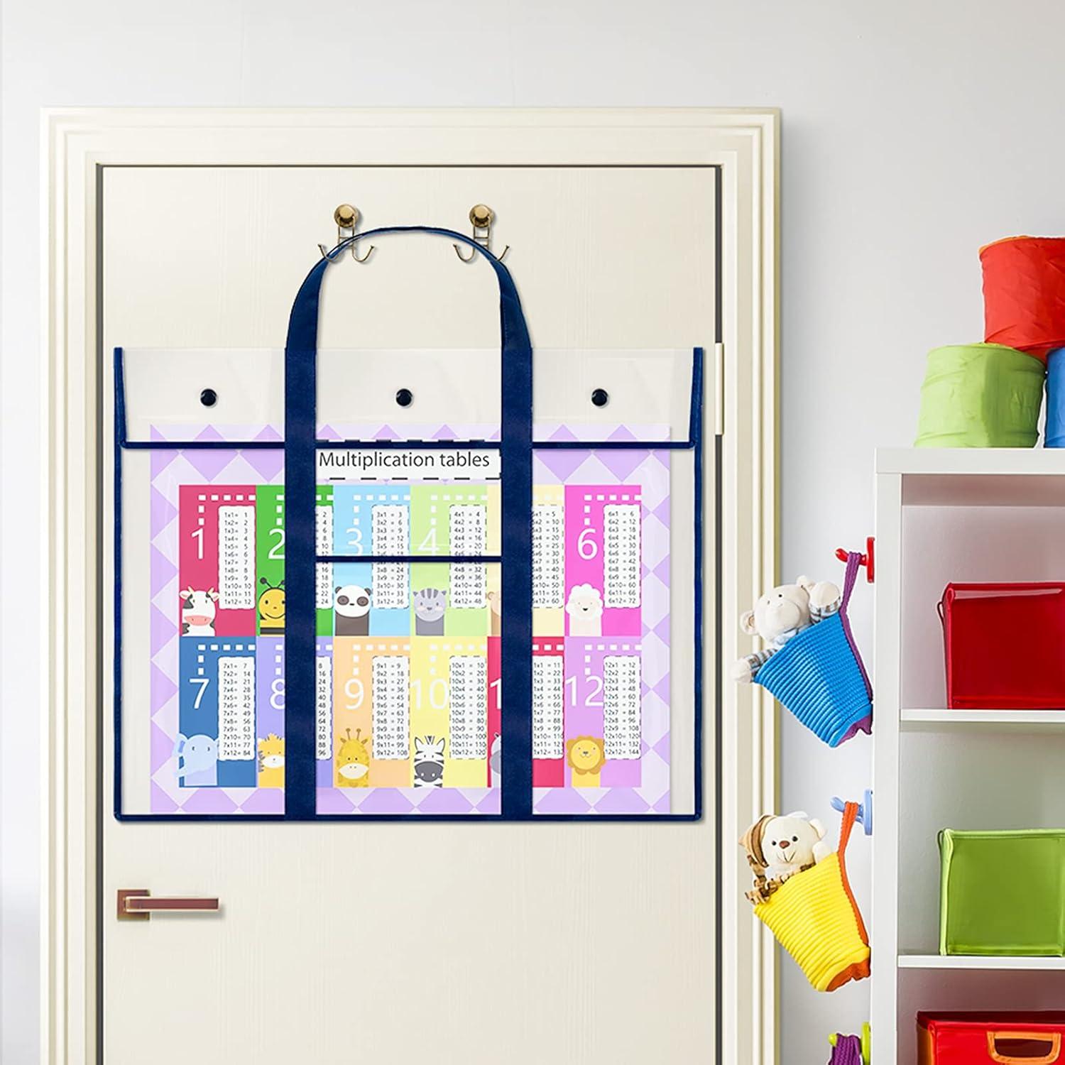 imageGAMENOTE 3 Pack Large Poster Storage Bag 315255 Bulletin Board Holder Art Portfolio Container for Teachers Classroom Organization for Anchor Chart Paper for Kids Artwork