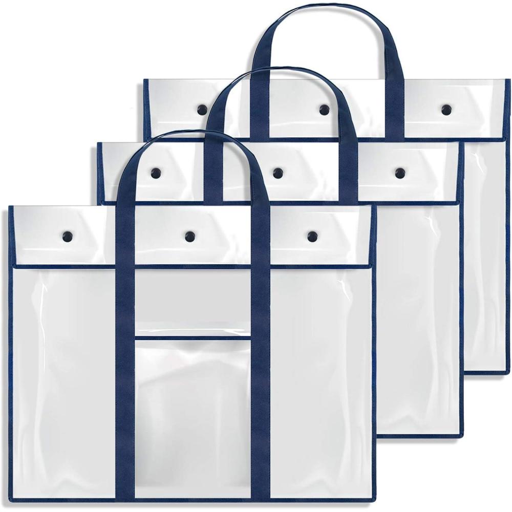 imageGAMENOTE 2 Pack Large Poster Storage Bag 315255 Bulletin Board Holder Art Portfolio Container for Teachers Classroom Organization3