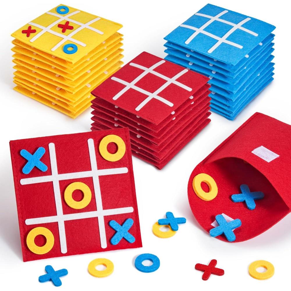 imageJoyCat Tic Tac Toe Strategic Board Game for Kids and FamilyBirthday Party FavorsClassic Educational Toys for Goodie Bag StuffersGifts for Students with EnvelopeEasy to StoreBulk Pack of 30Classic