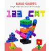 GAMENOTE 100pcs Math Cubes Manipulatives with 11 Activity Cards – Number Counting Blocks Toys Snap Linking Cube for Kids Kindergarten Learning Activities