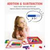 GAMENOTE 100pcs Math Cubes Manipulatives with 11 Activity Cards – Number Counting Blocks Toys Snap Linking Cube for Kids Kindergarten Learning Activities