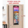 Gamenote 10 Pockets Hanging Wall File Organizer for Office and Classroom, Clear Storage Pocket Chart for Files Folder, Magazines, Papers & More, 3 Over Door Hangers & 10 Name Cards Included