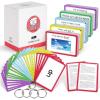 GAMENOTE Sight Words Kids Educational Flash Cards with Pictures & Sentences – 220 Dolch Big Word Games for Toddlers, Aged 3-9 Preschool Learning Activities(Pre K), Kindergarten, 1st, 2nd, 3rd Grade