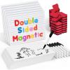 GAMENOTE White Board Dry Erase, Small Magnetic Lined White Board Set, Double Sided Magnet Ruled Lap Boards Whiteboard for Kids and Student Learning, 9×12 Inches (Pack of 12)(24)