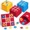 JoyCat Tic Tac Toe Mini Board Game Toy for Kids and Family,Birthday Party Favors,Goody Bag,Fun Indoor Game Night Activity,Gifts for Students,Easy to Store(Bulk Pack of 12)(Classic)