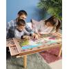 Gamenote 1500 Piece Jigsaw Puzzle Table with Cover, Portable Large Puzzle Board with Drawers for Storage, Wooden Smooth Plateau Work Surface for Kids & Family