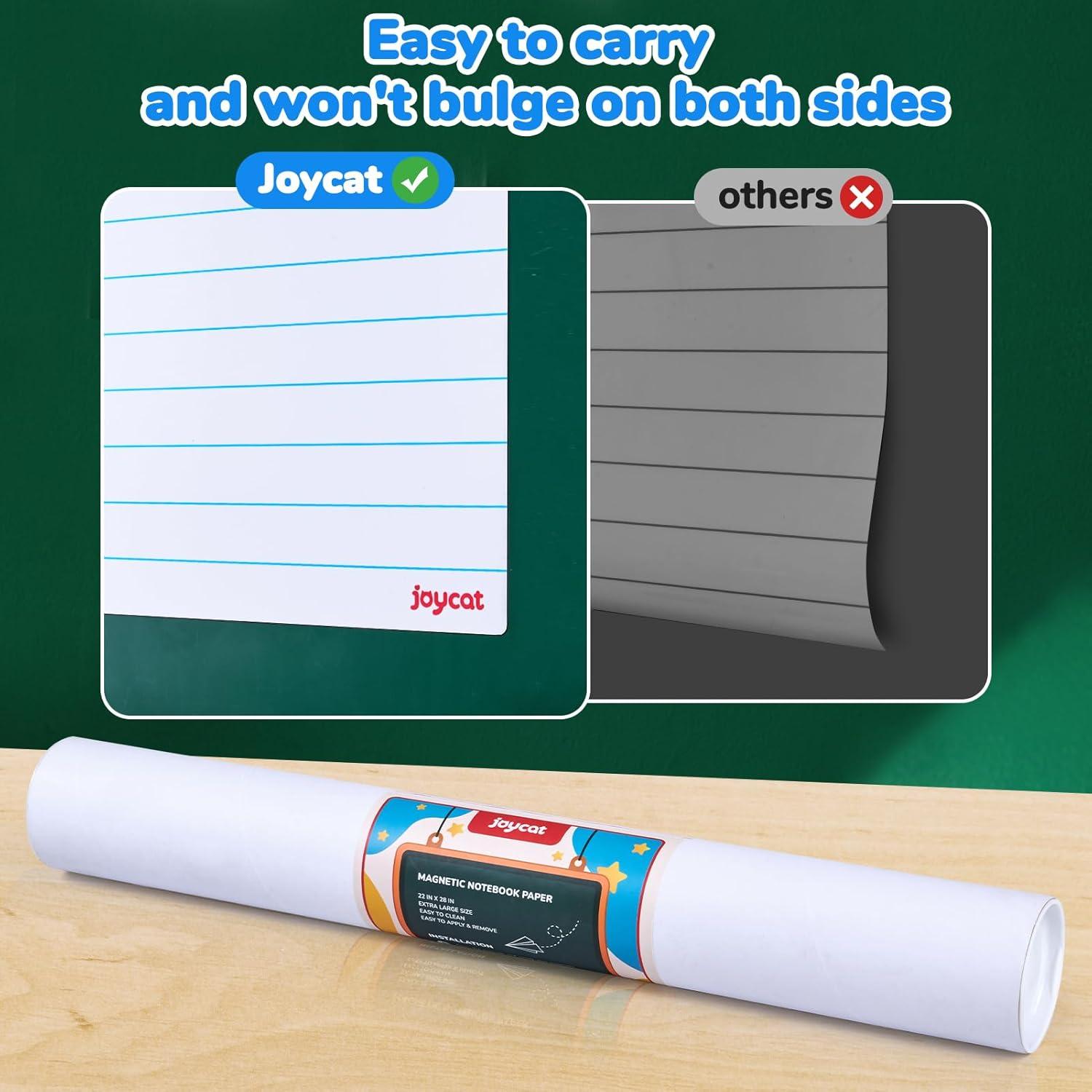 imageGAMENOTE Dry Erase Pockets 30 Pack with Rings amp Giant Magnetic Dry Erase Notebook Paper
