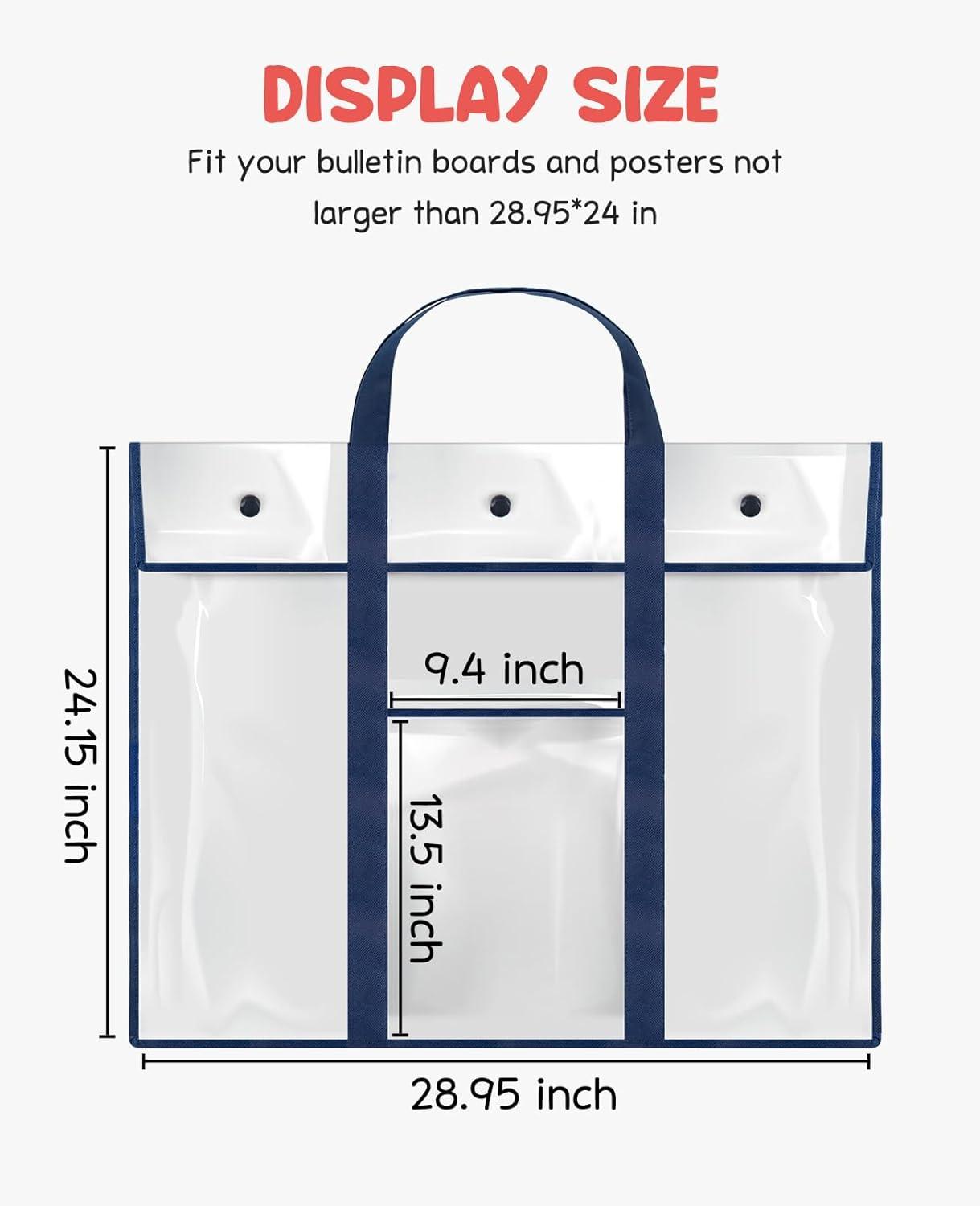 imageGamenote 6 Pack Magnetic Small White Board Set amp 2 Pack Large Poster Storage Bag 315255