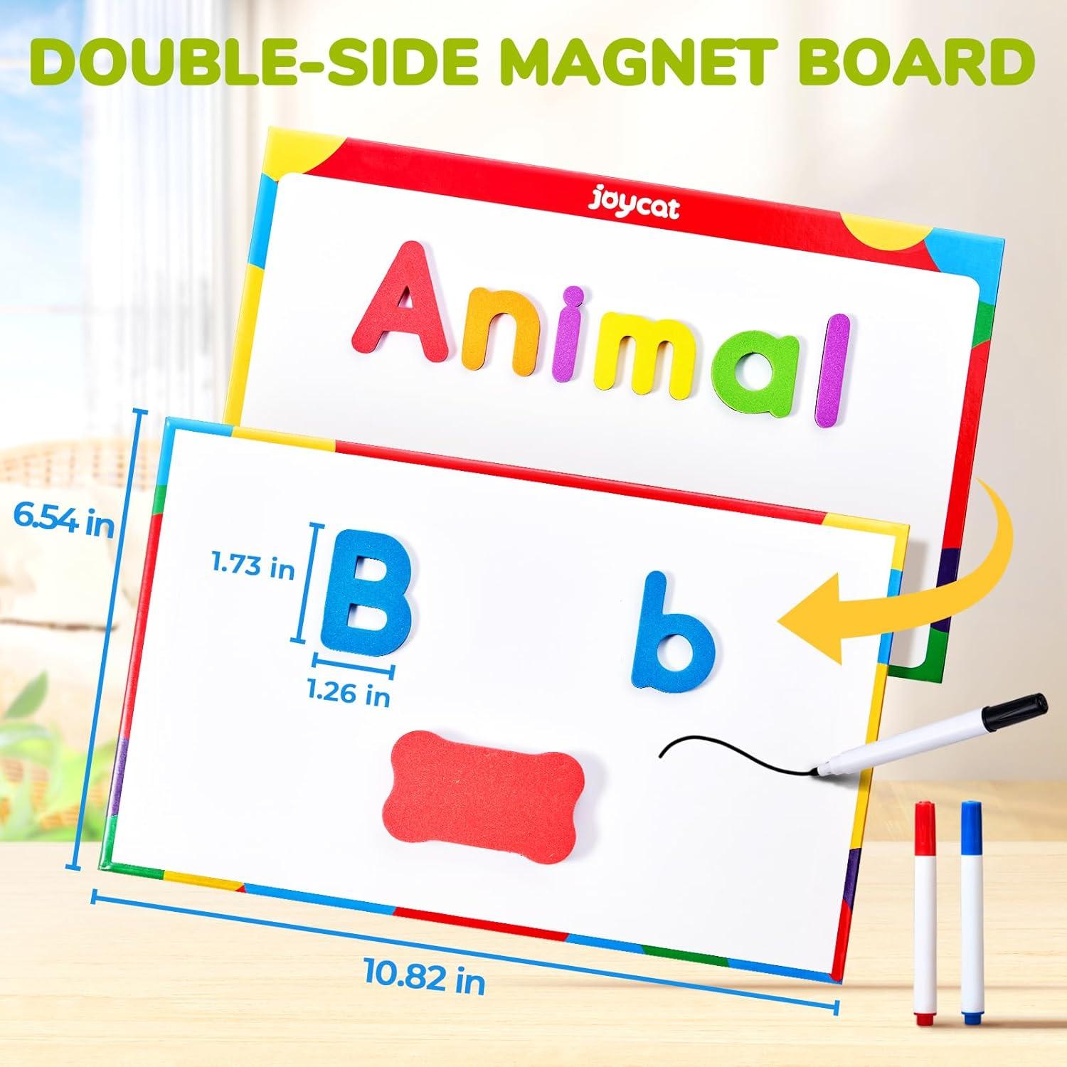 imageGamenote Classroom Magnetic Alphabet Letters Kit 178Pcs JoyCat Seek amp Find Game Books