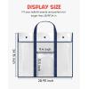 GAMENOTE 2 Pack Large Poster Storage Bag (31.5″×25.5″) & Dry Erase Pockets 30 Pack with Rings