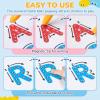 GAMENOTE Double Sided Magnetic Letter Board + JoyCat Magnetic Letter Tracing Board, 2-in-1 Double-Sided ABC Magnets for Kids Ages 3-5, Uppercase & Lowercase Letter Writing Practice – Preschool Learnin