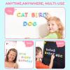 GAMENOTE Double Sided Magnetic Letter Board + JoyCat Magnetic Letters and Numbers, ABC 123 Alphabet Fridge Magnets for Toddlers & Kids
