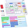 GAMENOTE Double Sided Magnetic Letter Board+JoyCat Phonics Word Magnetic Letter Tiles-265 Alphabet Tiles, Magnetic Letters Kit with Word-Building Folder and Storage Case, Kindergarten Phonics Awarenes
