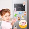 GAMENOTE JoyCat Wooden Magnets for Kids – 26 Cute A-Z Animals Fridge Magnets for Toddlers Double Sided Magnetic Letter Board