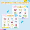 GAMENOTE Magnetic Number Tracing Board + JoyCat Double-Sided Magnetic Number Tracing Board – 2-in-1 Numbers 1-20 Writing Toys for Toddlers & Kids, Preschool Math Manipulatives, Kindergarten Educationa