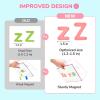 GAMENOTE Magnetic Number Tracing Board + JoyCat Magnetic Letters and Numbers, ABC 123 Alphabet Fridge Magnets for Toddlers & Kids