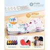 GAMENOTE Magnetic Number Tracing Board + JoyCat Preschool Learning Activities 48 Reusable Pages, Handwriting Practice for Kids Toddlers, Tracing Letter Number Workbooks
