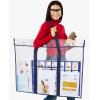 Gamenote 6 Pack Magnetic Small White Board Set & 2 Pack Large Poster Storage Bag (31.5″×25.5″)