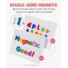 Gamenote 6 Pack Magnetic Small White Board Set & Classroom Magnetic Alphabet Letters Kit 238 Pcs