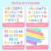 Gamenote Classroom Magnetic Alphabet Letters Kit 238 Pcs + JoyCat Magnetic Letters and Numbers, Uppercase & Lowercase, Math Symbols (78 PCS)