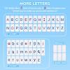 Gamenote Classroom Magnetic Alphabet Letters Kit+Classroom Magnetic Letter Tiles for Phonics and Spelling-JoyCat 234 Foam Alphabet Tiles Magnetic Letters with Double-Side Magnet Board and Compartment