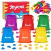 Gamenote Magnetic Number Tracing Board + JoyCat Magnetic Letters, 312 PCS Lowercase Alphabet Fridge Magnets