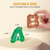 Gamenote Magnetic Number Tracing Board+JoyCat Magnetic Letters, Alphabet ABC Fridge Magnets for Toddlers & Kids,26 Uppercase Refrigerator Magnets