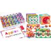 Gamenote Classroom Magnetic Alphabet Letters Kit+JoyCat Sorting Toys with Mystery Play Box for Toddlers 3-5, Dinosaurs, Animals, Fruit, Vehicles, Balls, Food, Tools, Marine Life Learning Play Set