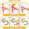 GAMENOTE Double Sided Magnetic Letter & Number Board Set + JoyCat Silicone Alphabet Magnetic Letters, 26 Uppercase ABC Fridge Magnets for Toddlers & Kids
