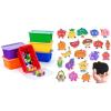 GAMENOTE 6 Quart Storage Bins with Lids & Fruits & Vegetables Food Cartoon Magnets
