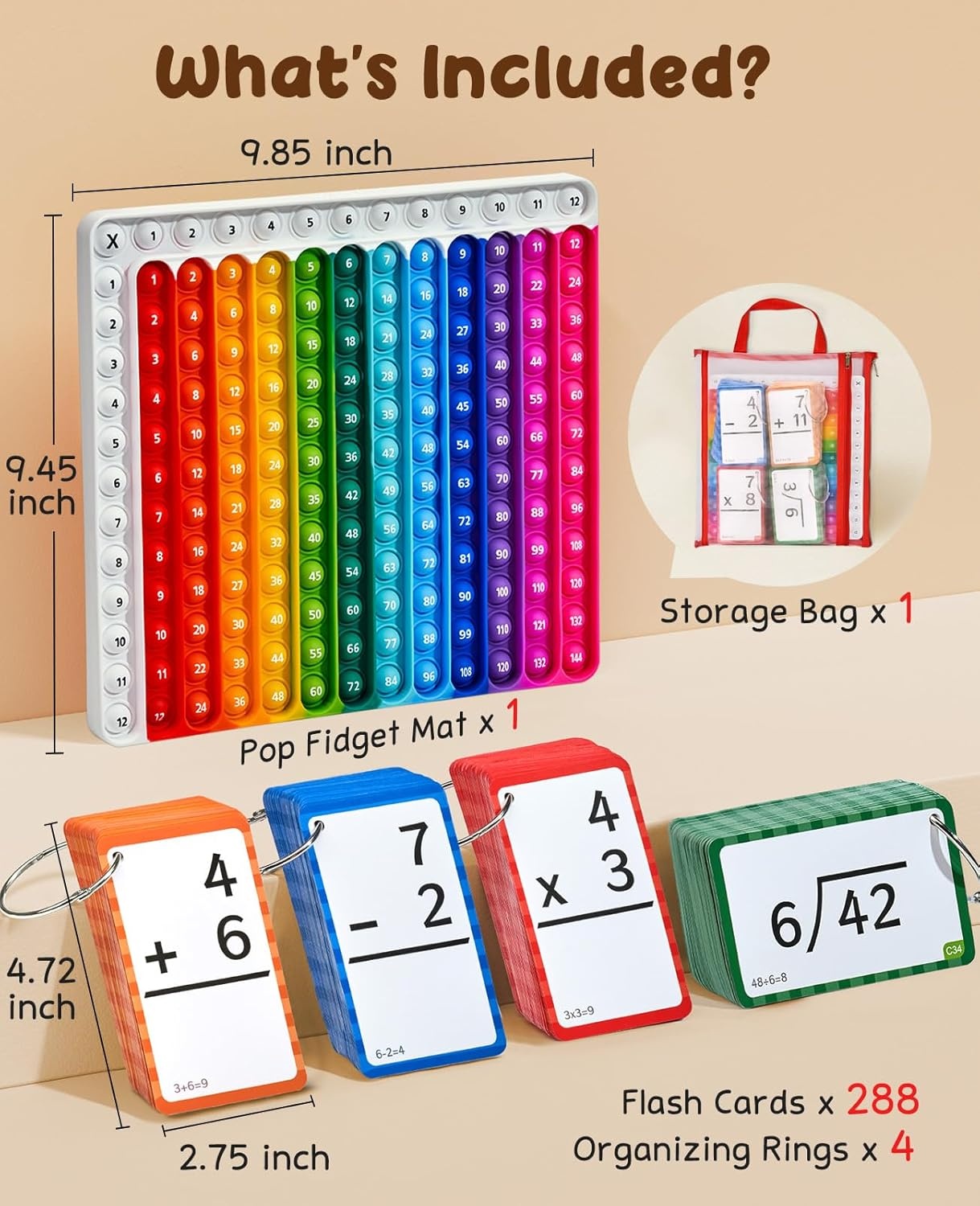 image:imageWord Building Desktop Pocket Chart Tent Flash Cards Kit Math Flash Cards and Chart CVC Words Phonics Games Blending Board for Kindergarten Reading and Spelling